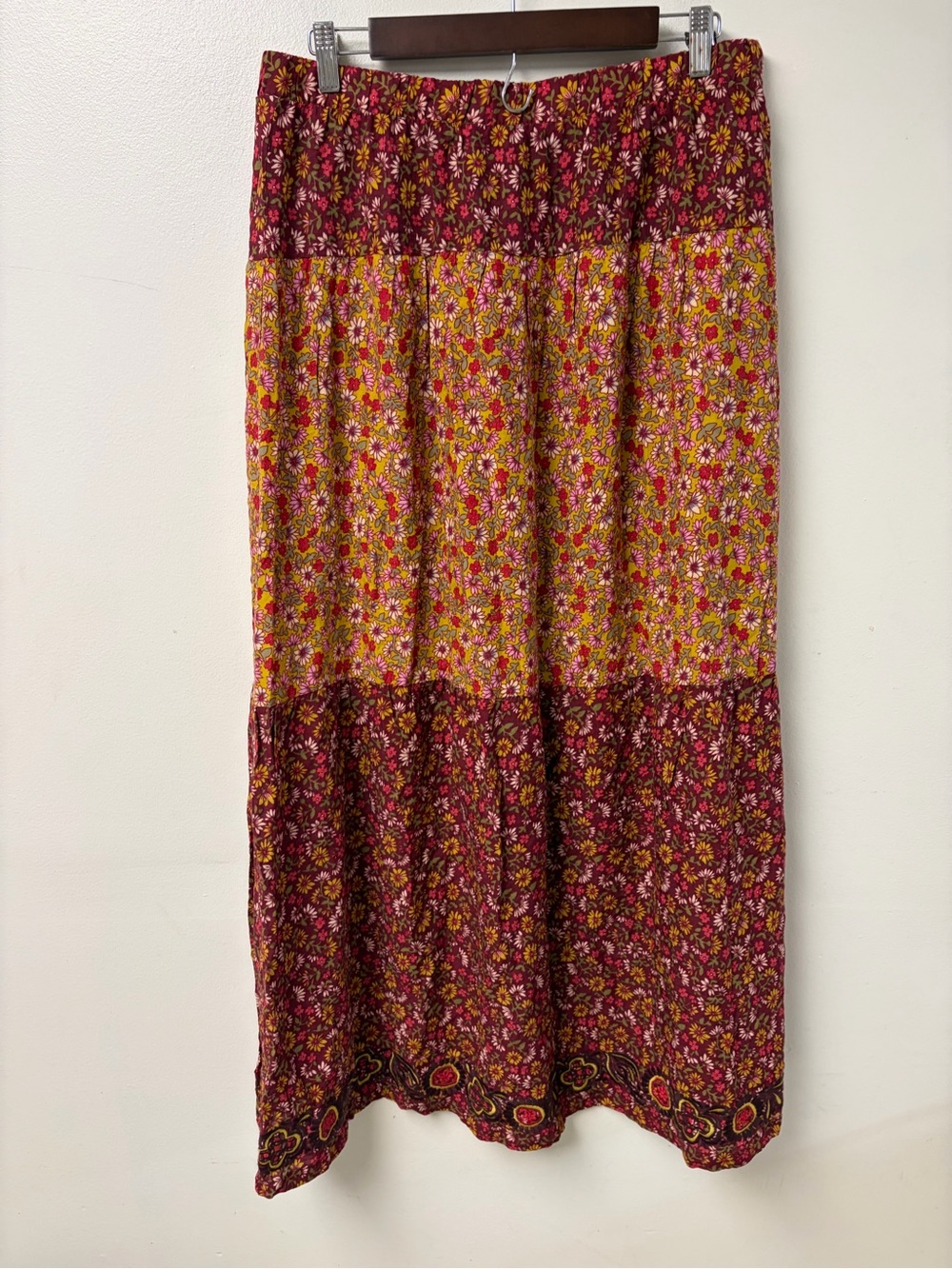 Natural Life Floral Maxi Skirt Size XL